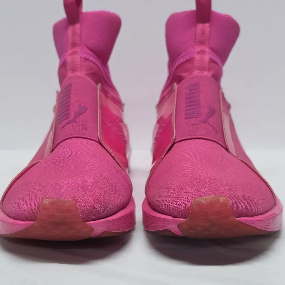Puma Fierce Hot Pink Slip On Sneakers Women's Size 9 Art. 18973802